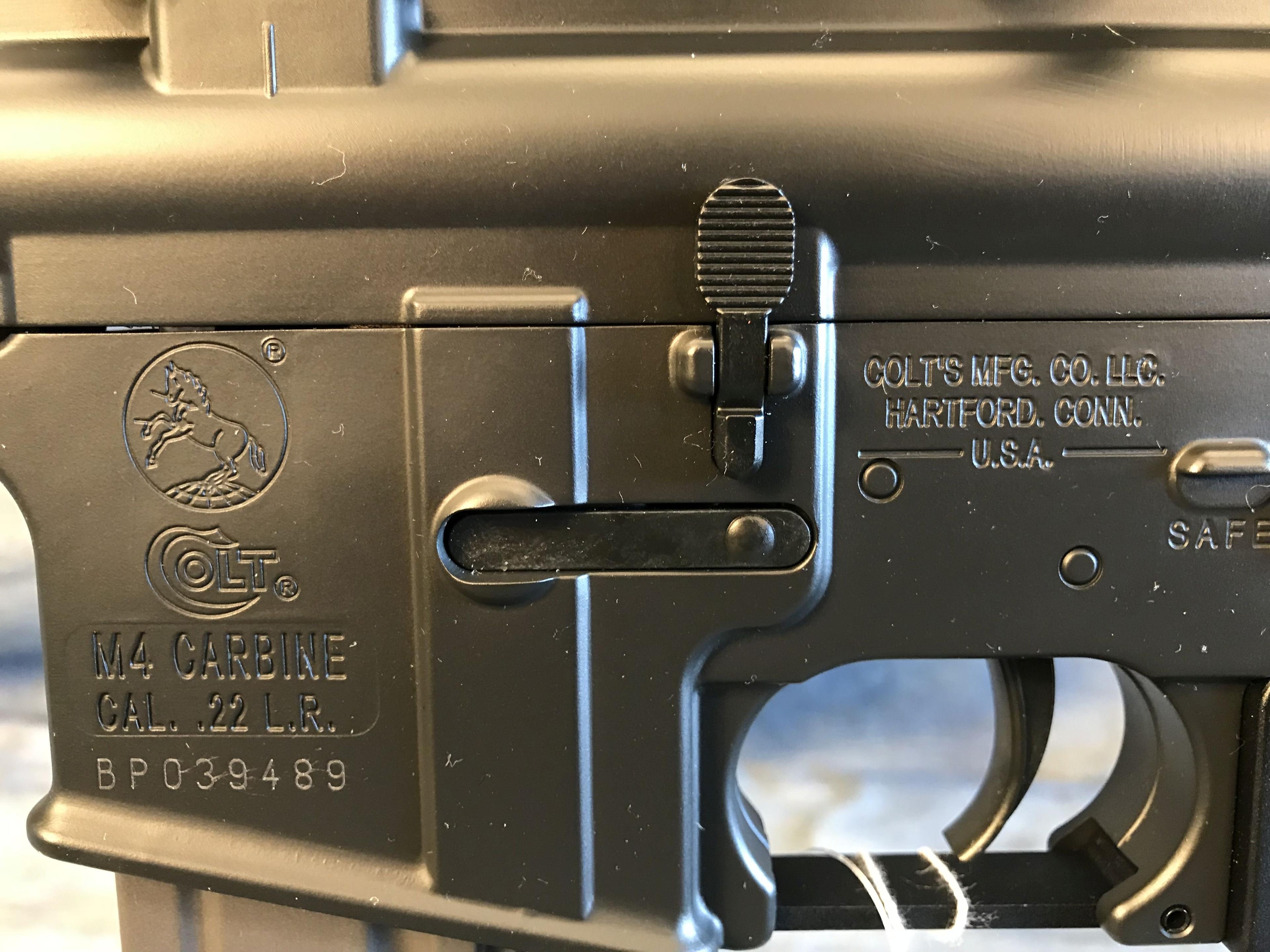 34. Colt M4 Carbine, .22LR, New!, SN:BP039489