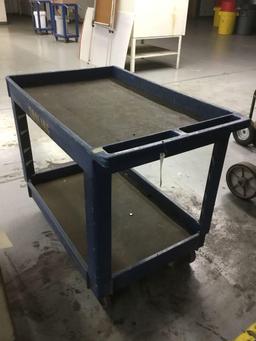 (2) Rolling Utility Carts