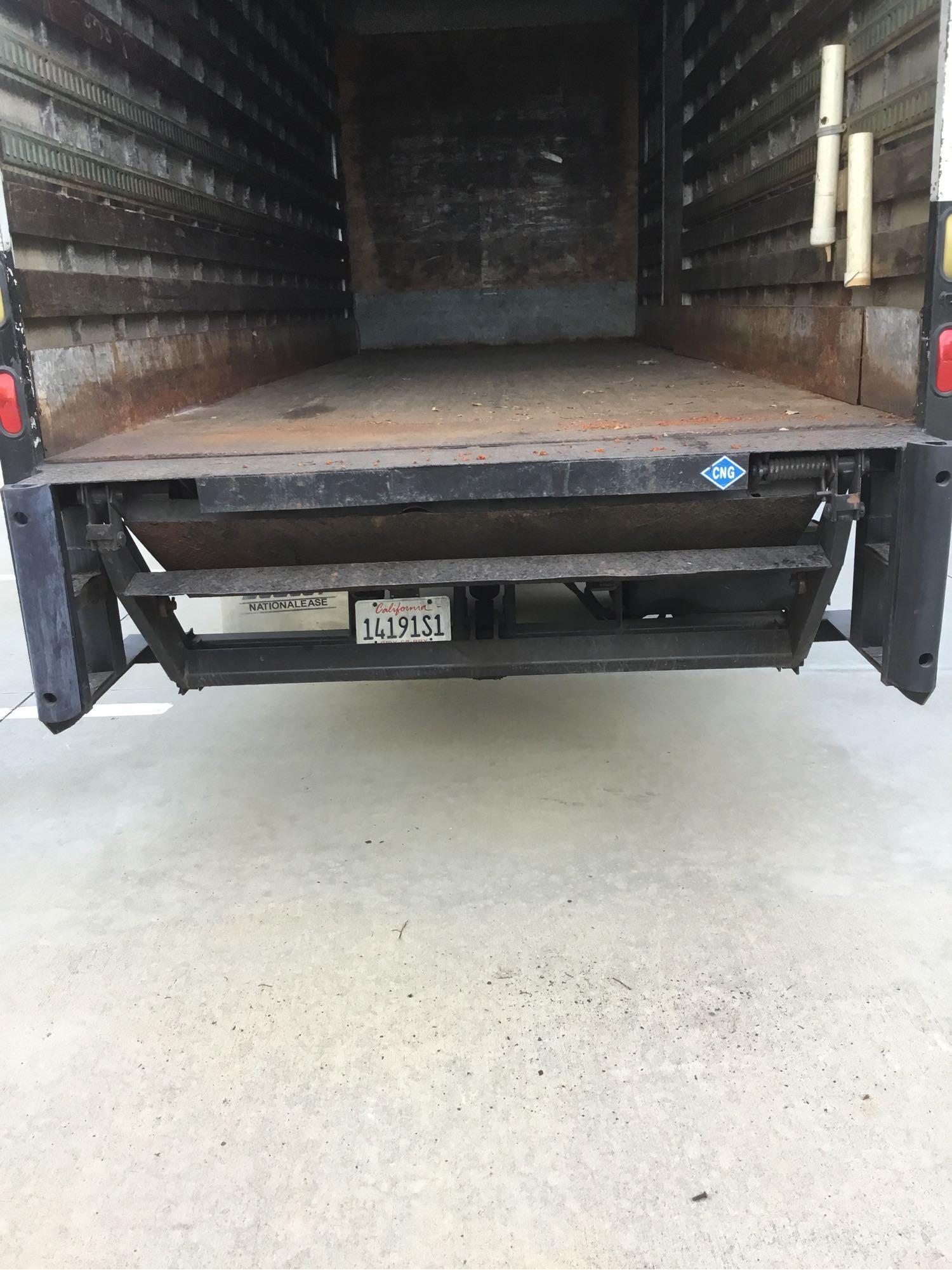 2002 International 4300 CNG 24ft. Box Truck with Lift Gate and Side Access Door