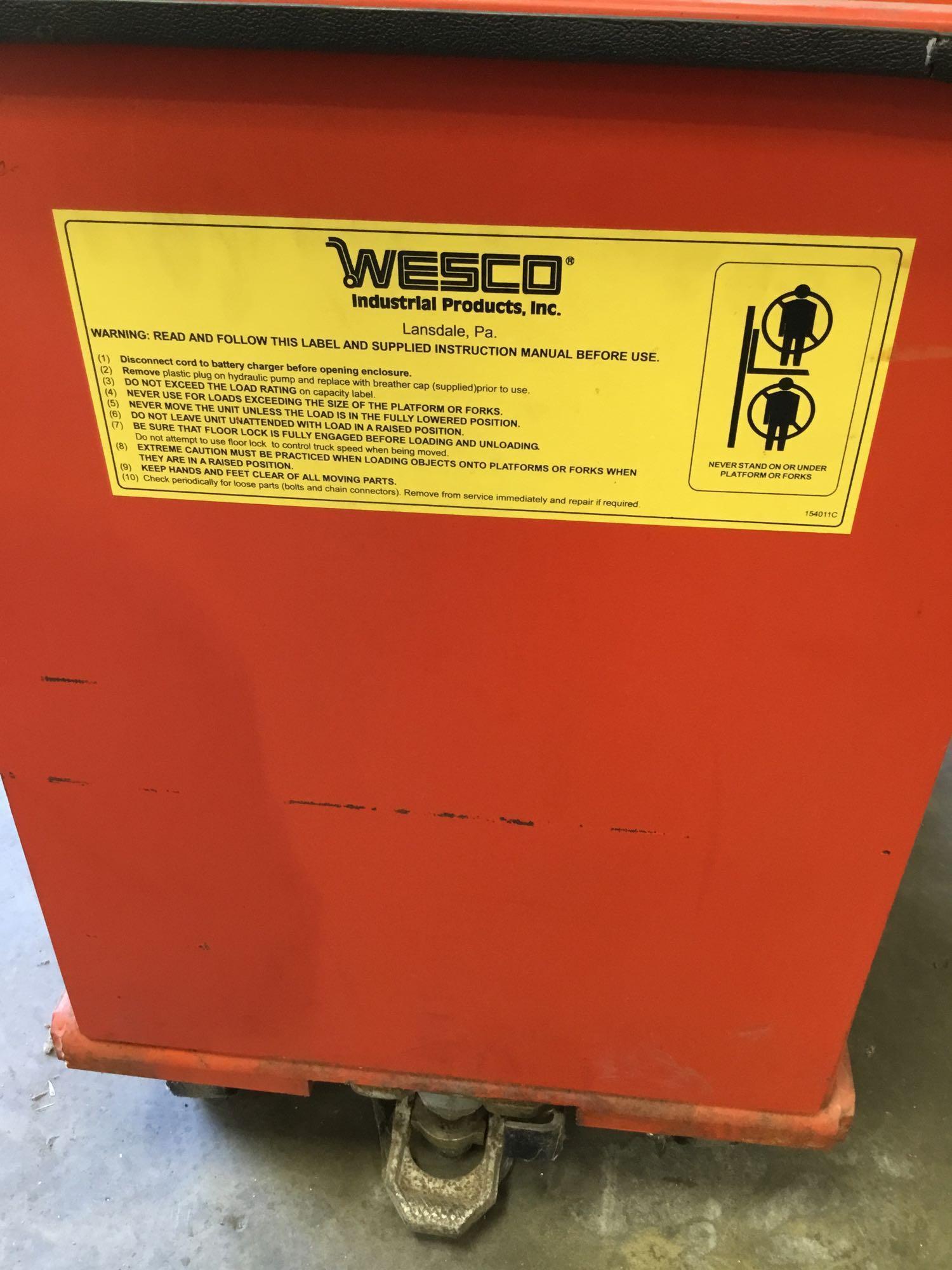 Wesco Battery Powered 1500lbs Capacity Lift Truck***WORKING***