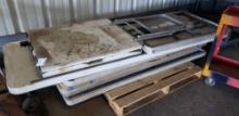 Lot of (8) Plastic Tables