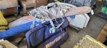 Lot of Assorted Boat Sails and Life Vests
