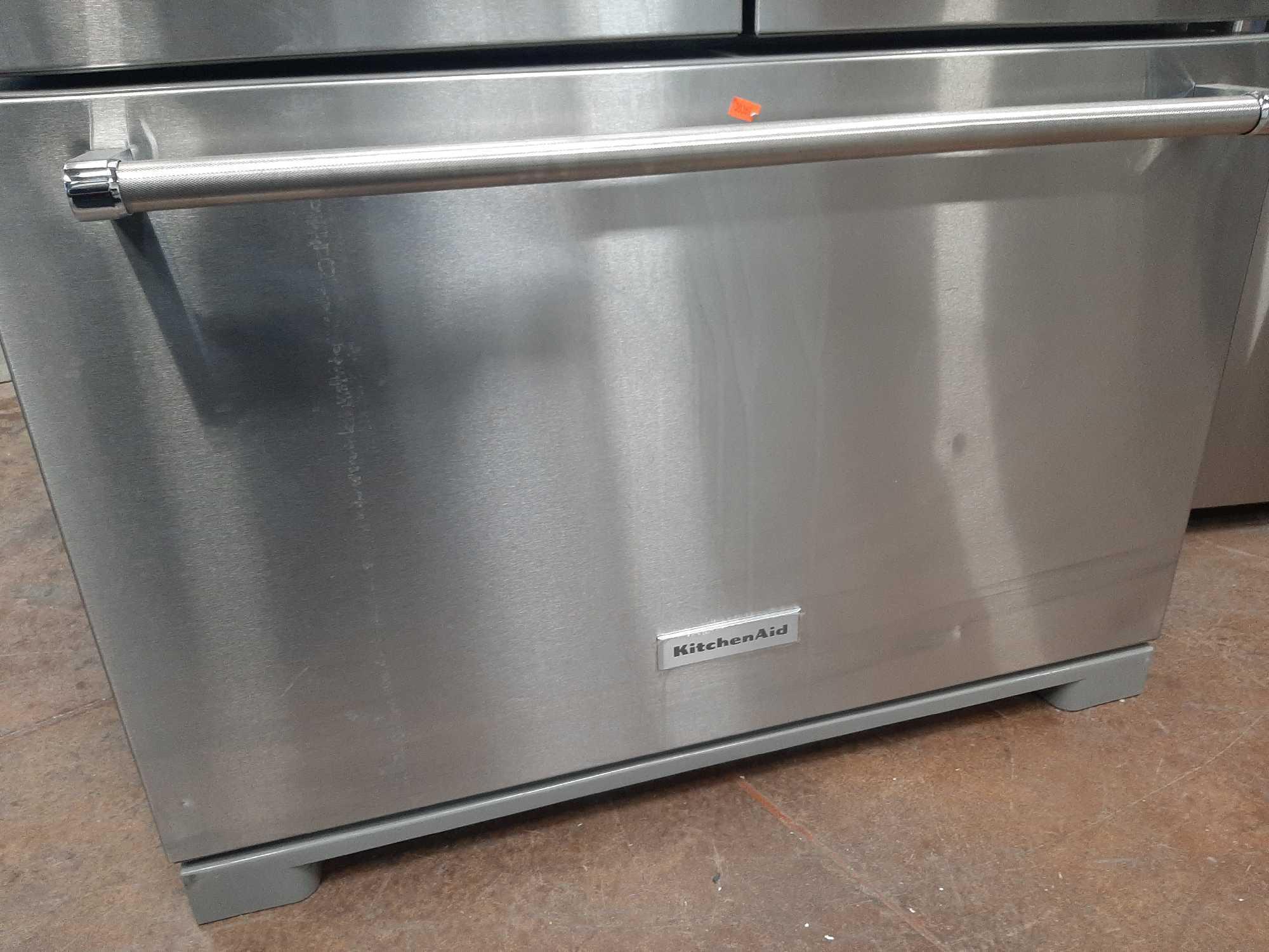 KitchenAid 25.8 cu. ft. 5 Door French Door Refrigerator*COLD*PREVIOUSLY INSTALLED*