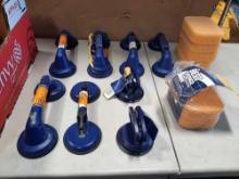 Box Lot of QEP Suction Cups and Sponges