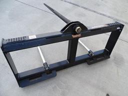 New Tomahawk Heavy Duty Hay Spear Attachment To Fit Skid Steer Loader