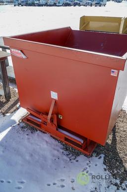 New Kit 2-Cubic Yard Trash Hopper, Self Dumping, 4000 LB Capacity