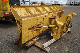 12' Snowplow Attachment To Fit Wheel Loader, Quick Disconnect, Municipality Unit