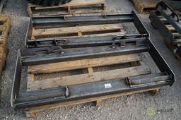 (2) New KT Skid Steer Frame Attachments