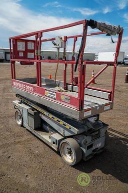 Mayville 2033 Electric Scissor Lift, 20' Lift Height, Hour Meter Reads: 417, S/N: 08601246, City