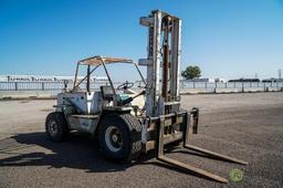 Liftall 15,000 LB Gas Forklift, Model H150, Pneumatic Tires, 54in Forks, Towable, S/N: 7015
