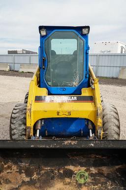 2007 Caterpillar 246B Skid Steer Loader, Enclosed Cab, Auxiliary Hydraulics, 72in Bucket, 12-16.5
