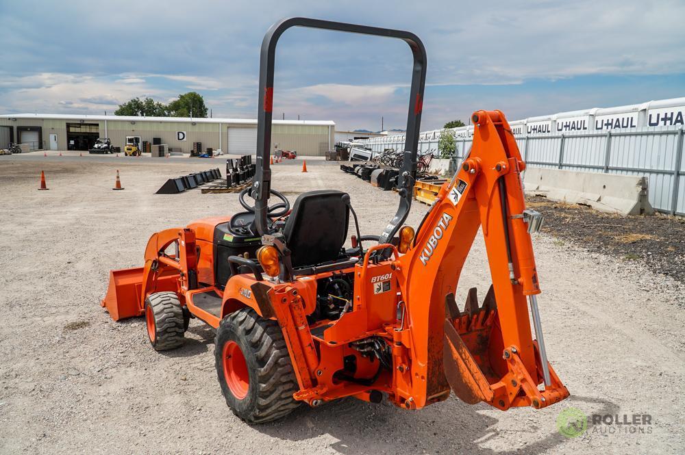 2013 Kubota BX25 4WD Tractor/Loader, Backhoe Attachment, PTO, 3-Pt, S/N: 63647, Hour Meter Reads: