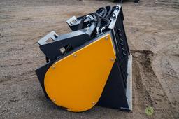 New Wolverine Concrete Mixer Attachment To Fit Skid Steer Loader