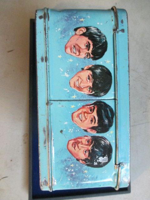 Lunch Box The Beatles With Thermos - Blue Box NEMS Ent Ltd 1965 - Aladdin Nash Tenn USA - con 363