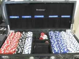 Set of Poker Chips with Case - con 317