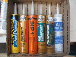 12 New assorted Caulk Tubes -> Will not be Shipped! <- con 311