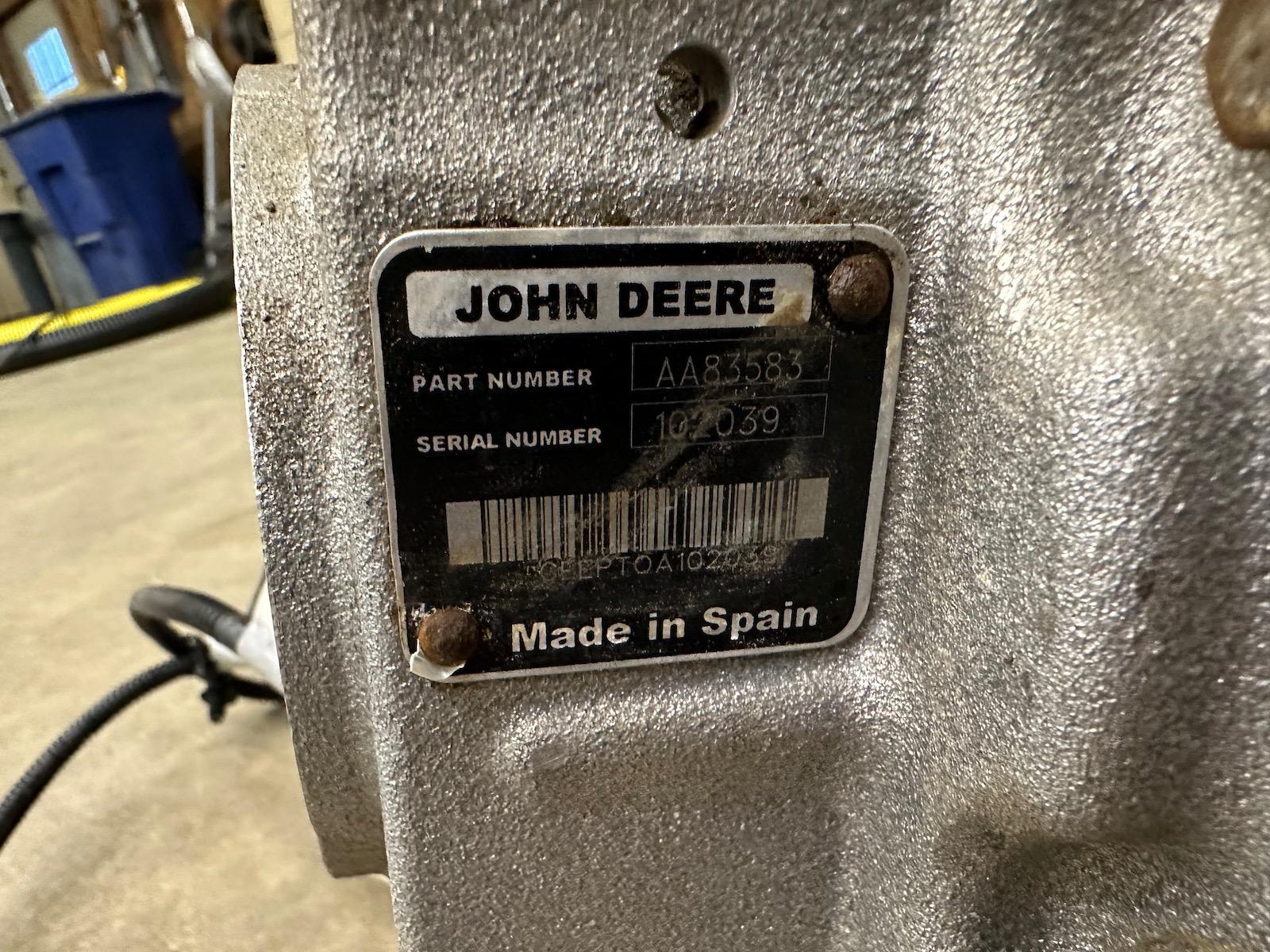 John Deere Planter PTO Generator