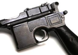 Imperial Germa WWI C96 7.63mm Mauser "Broomhandle" Semi-Autom Pistol & Stock-FFL#400250 (CYM)