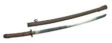 Late WWII era Imperial Japanese Samurai Sword Katana (MOS)