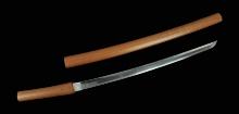 Very Fine Prize Japanese Wakizashi Samurai Sword, Signed with Papers (MGX)