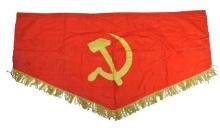 USSR Silk Fringed Communist Podium Banner (SWM)