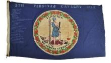 Civil War Virginia 5th Cavalry Reenactor Flag (SWM)
