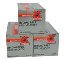 Winchester Super X .22LR Lot of 1500 Rounds(MGX)