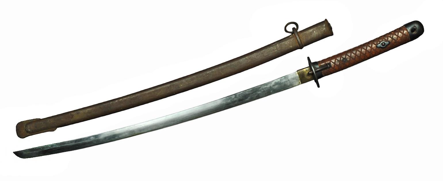 Late WWII era Imperial Japanese Samurai Sword Katana (MOS)
