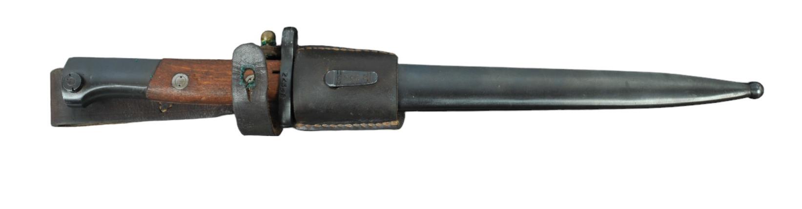Matching Yugoslavian Military Procedeze 44 Bayonet for the 98k Mauser Rifle (VDM)