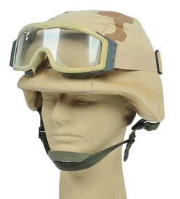 US Military War on Terrorism issue MICH Ballistic Helmet, Camo Cover & Accessories (GRJ)
