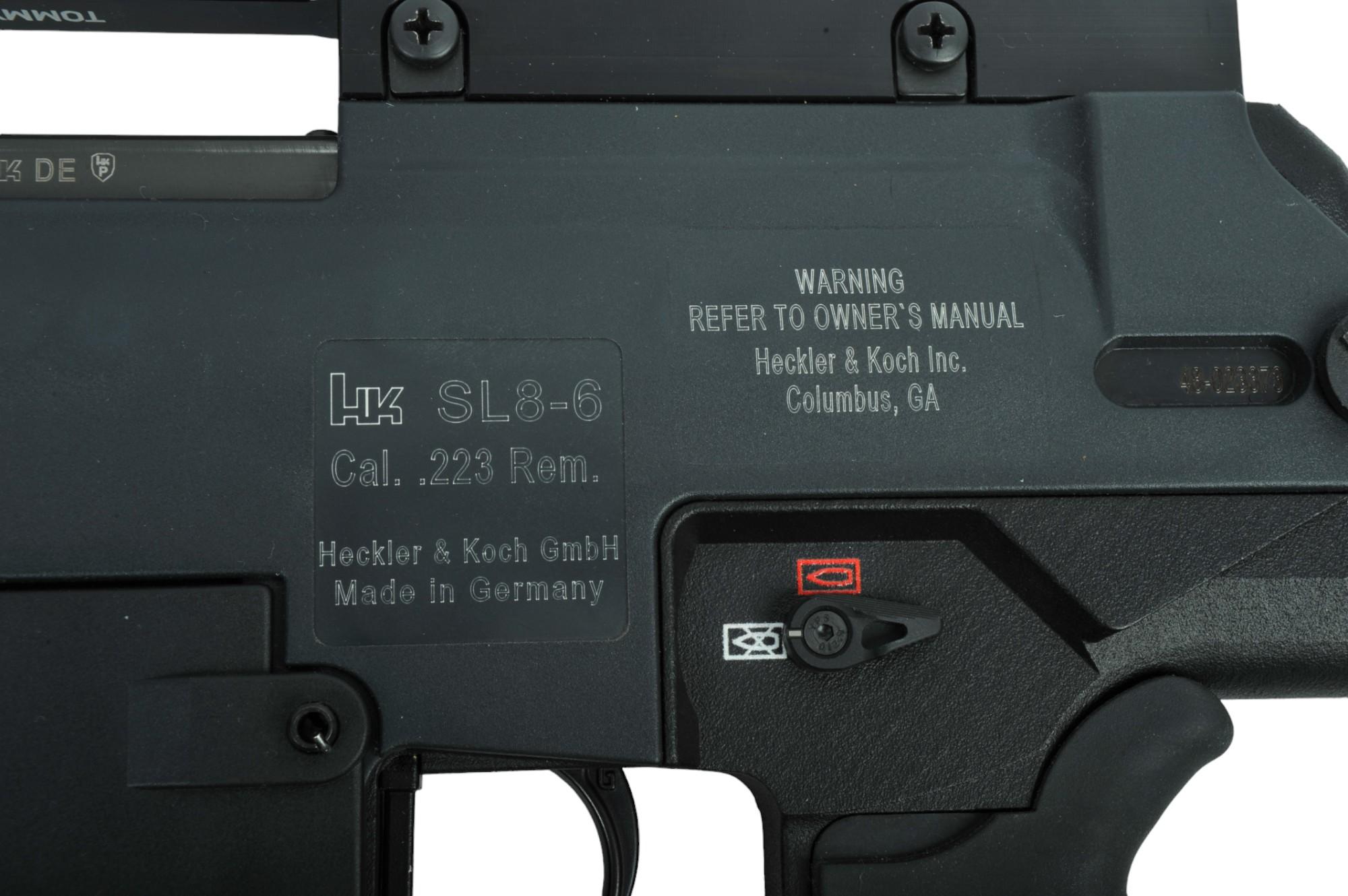 H&K SL8-6 .223 Rem Semi-auto Rifle FFL Required: 48-023373 (AH1)