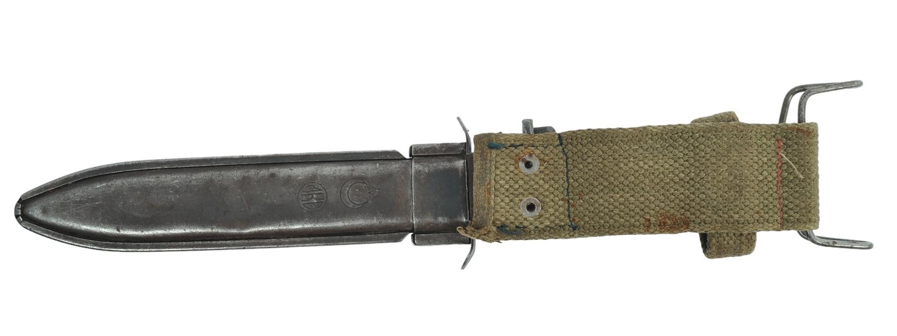 Turkish Modified Mauser Bayonet into an M1 Garand Bayonet (MAT)