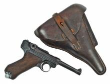 German WWII Matching Police Eagle K Marked P08 9mm Luger Semi Auto Pistol FFL Required 4257 (MPL1)