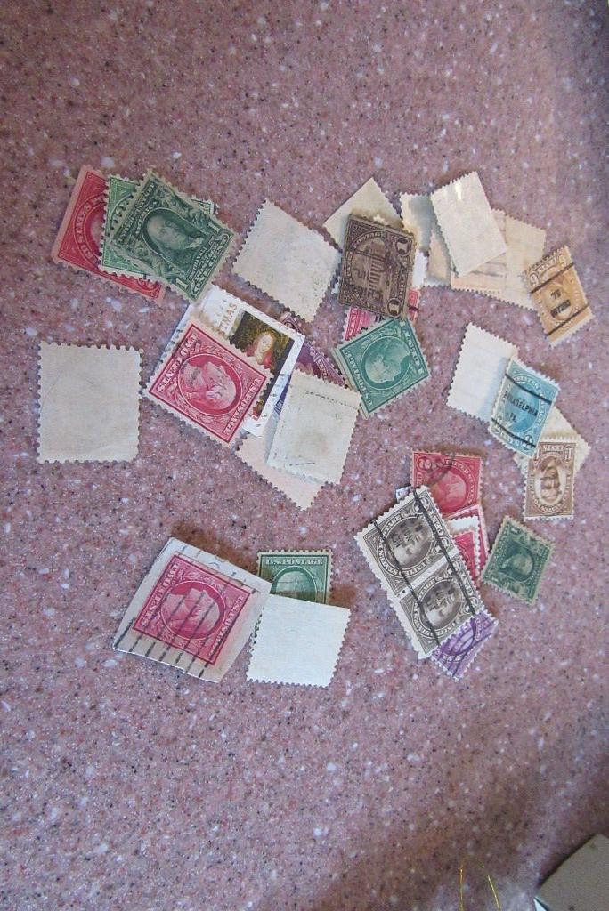 LOT OF CANCELLED STAMPS MOSTLY ONE AND TWO CENTS