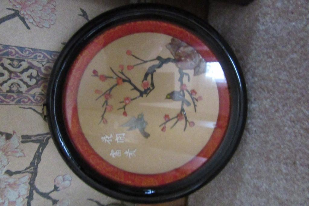 SAMPLER AND ORIENTAL PICTURE
