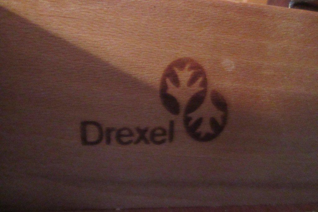 DREXEL CHERRY CHEST ON CHEST CHEST OF DRAWERS