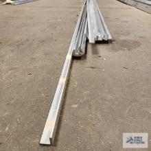 Lot of 24 ft aluminum angle pieces
