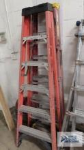 (2) 6 ft fiberglass step ladders