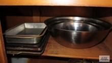 Lot of sheet pans and etc