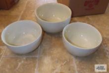 Three bowls