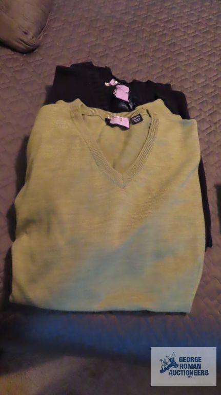 Cotton and wool sweaters and pullovers,...sizes 2X to 4X