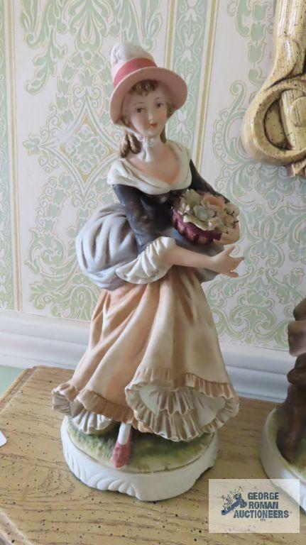 Lefton Victorian couple figurines