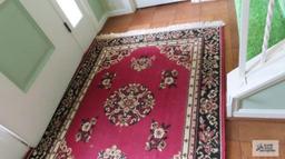 Oriental style rug by Bidjar, approximately 47 by 67 inches