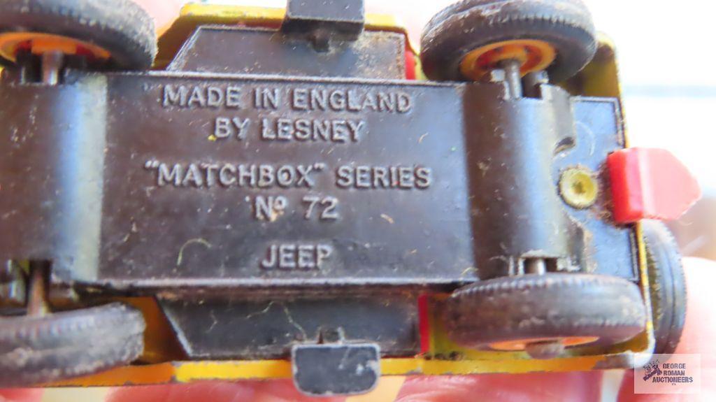 Jeep...and two other trucks made in England by Lesney