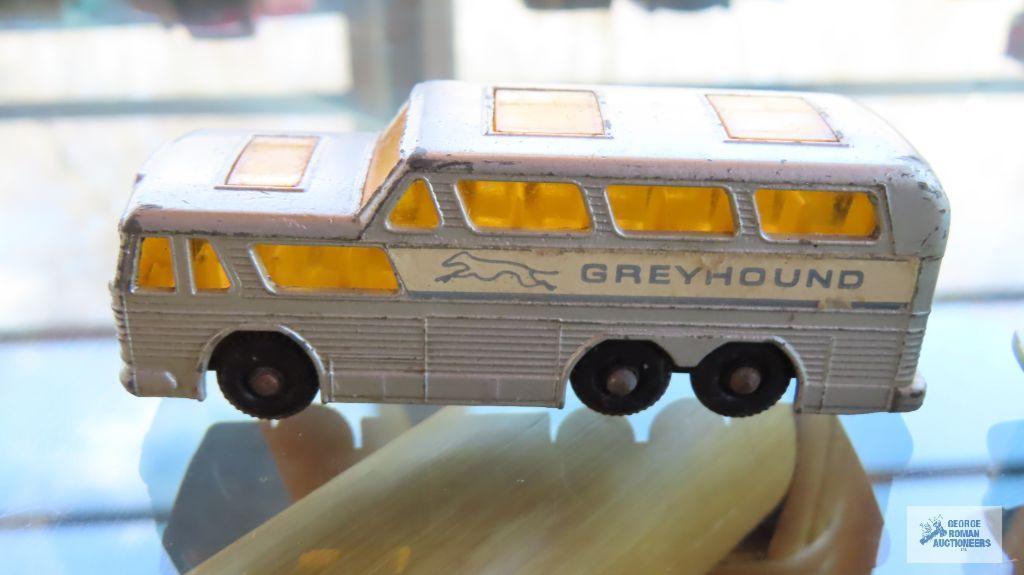 Greyhound coach and drink more milk truck made in England by Lesney