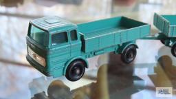 Mercedes truck and trailer made in England by Lesney