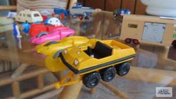 Tootsie Toy and other assorted toy cars
