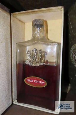 Two vintage decanters and Vino Rosso Paris decanter. No shipping!