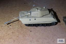 Three King Tiger toy tanks
