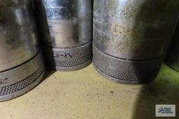 SK 1/2 inch and 3/8 inch sockets